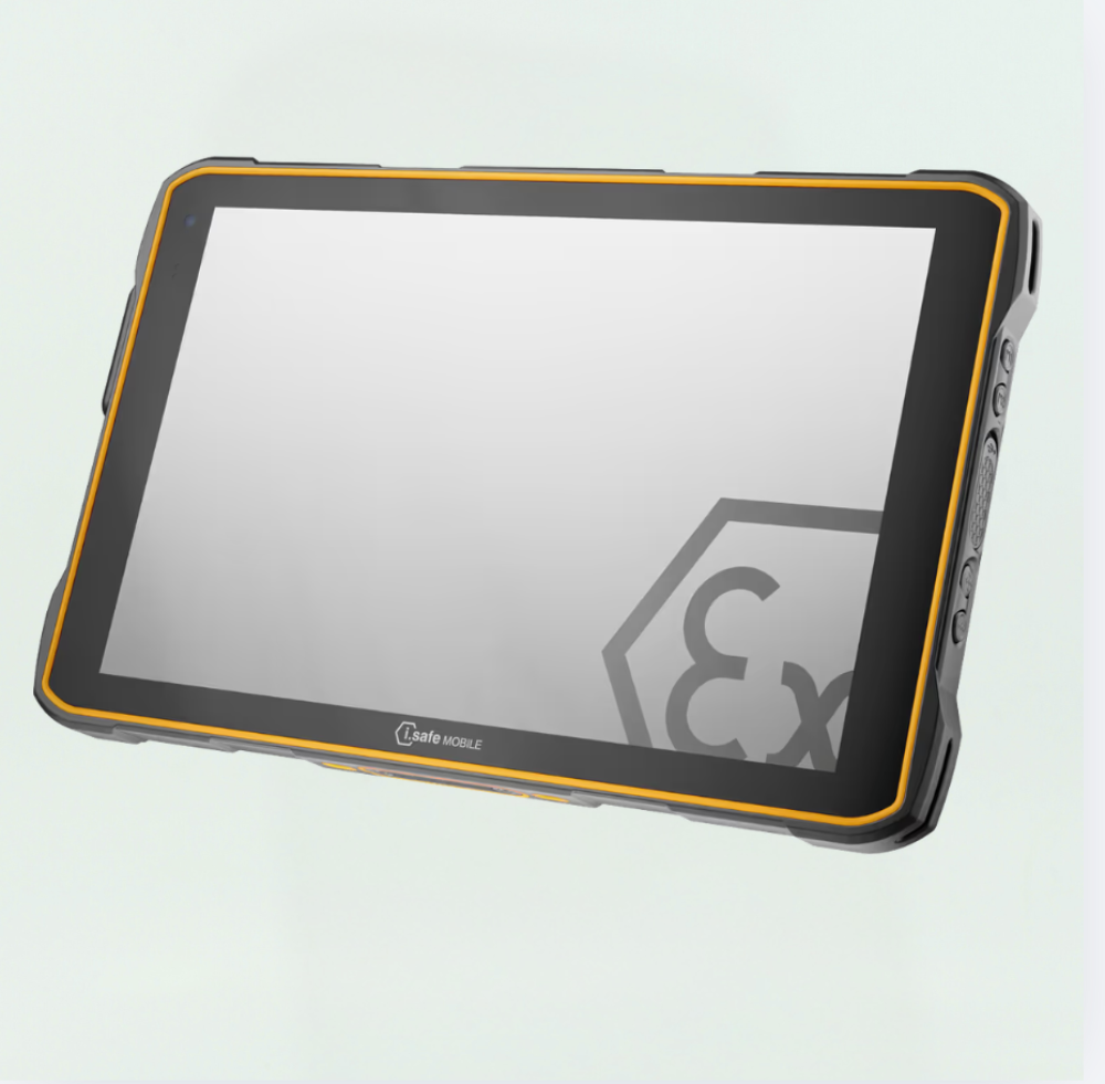 i.safe MOBILE IS945.2 ATEX Zone 2/22 Rugged 10.1-inch Windows Tablet from the front