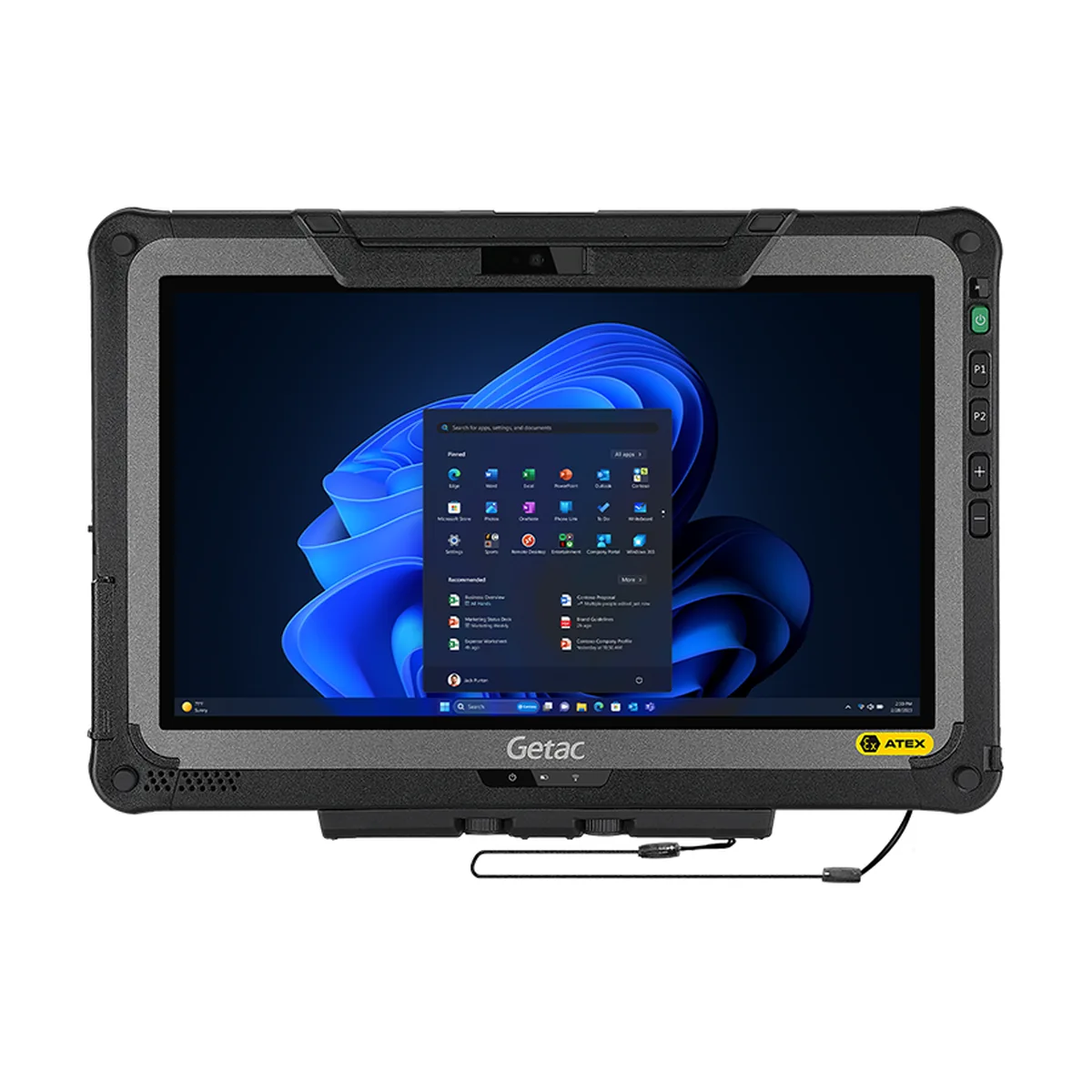 Getac F110-EX G7 Tablet ATEX Zone 2/22 tablet front