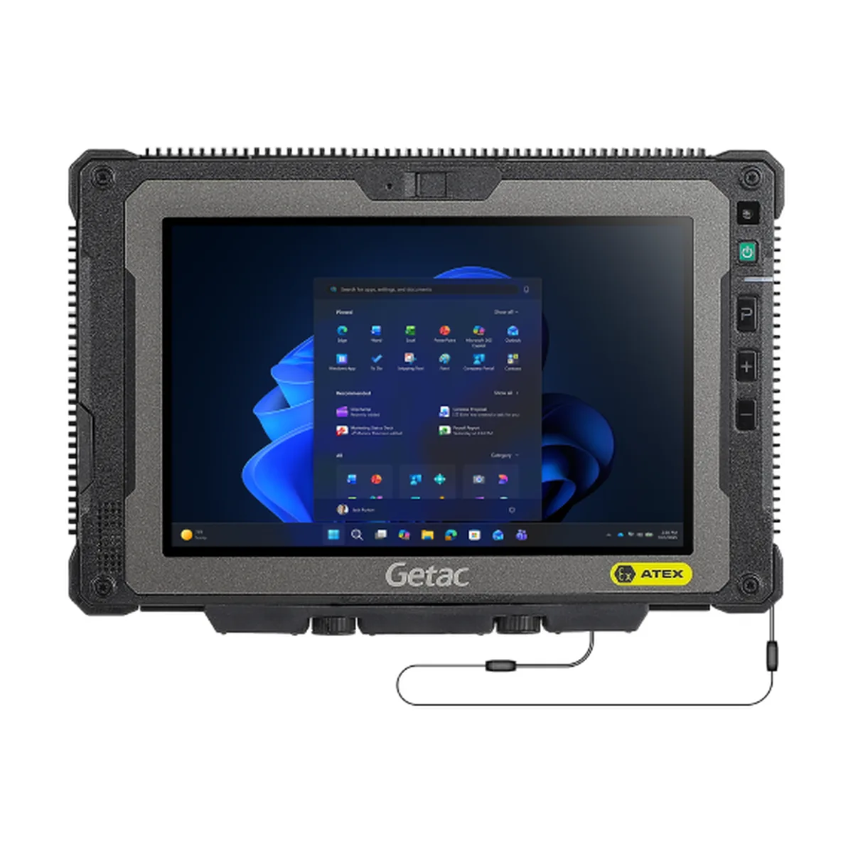 Getac ZX80W-EX Windows Tablet ATEX Zone 2/22 Windows tablet front