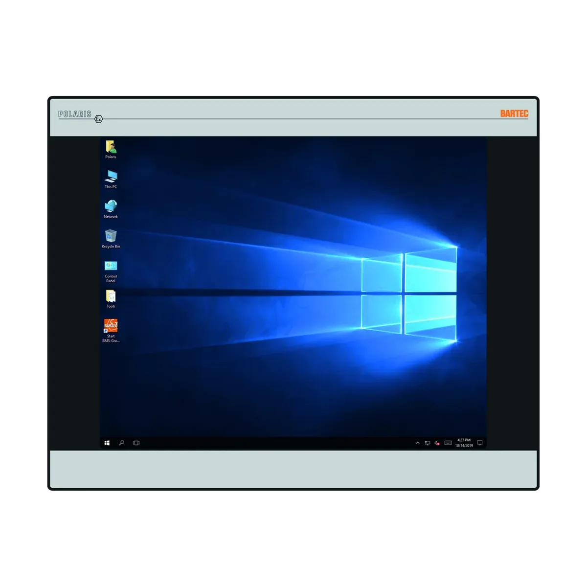 Bartec POLARIS Professional 19.1 Panel PC HMI ATEX Zone 1/21 panel PC HMI front