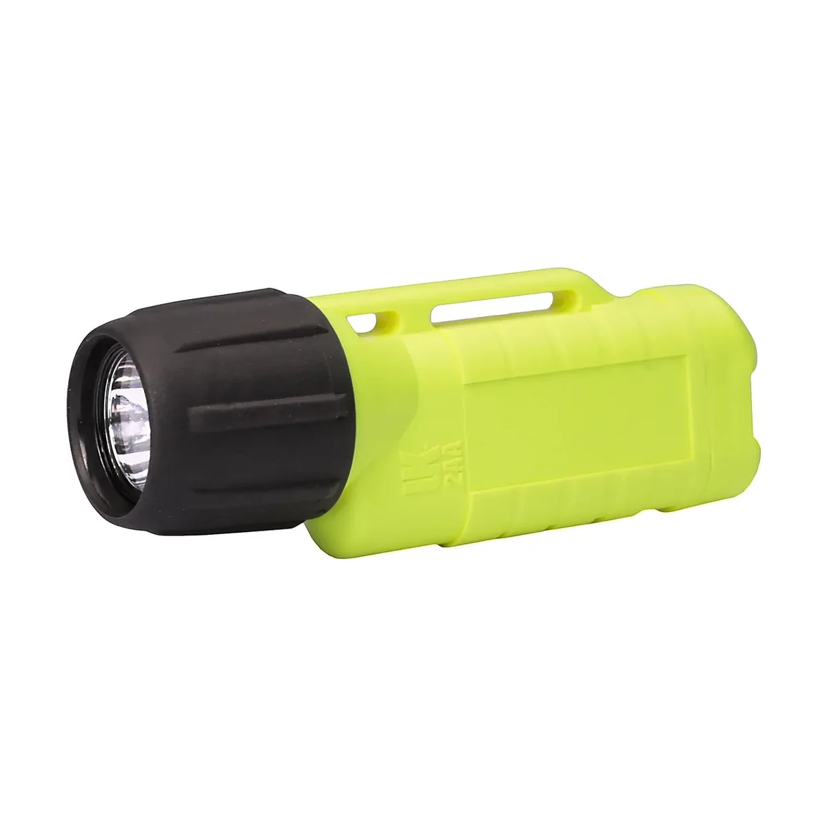 UK 2AA eLED Z2 Flashlight ATEX Zone 2/22 flashlight safety yellow