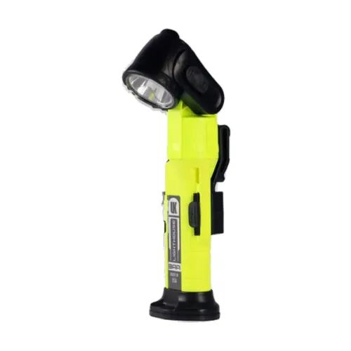 UK 3AA Lighthouse Single Beam ATEX Zone 0 right-angle work light tilted head