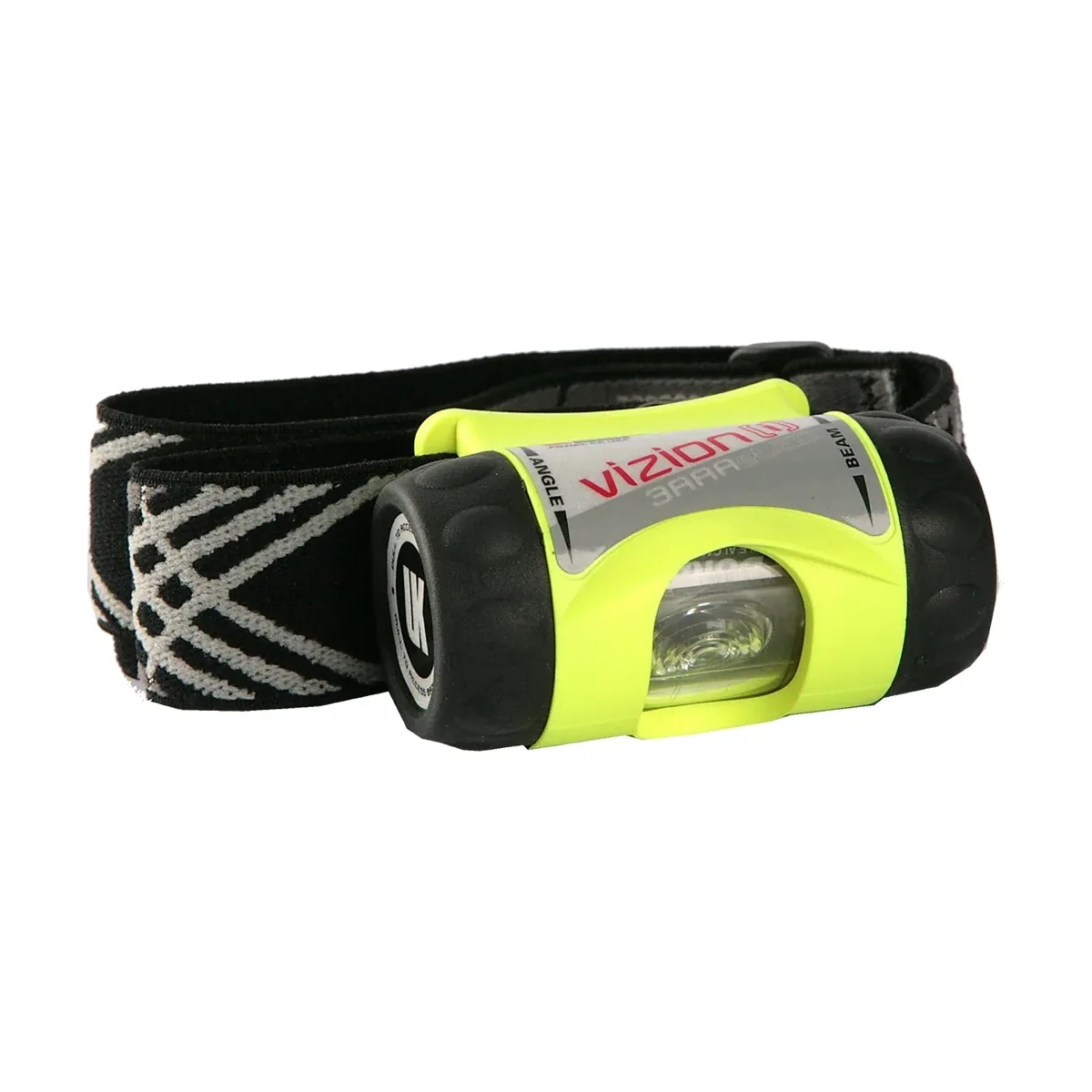 UK 3AAA Vizion I Headlamp intrinsically safe headlamp rubber band yellow